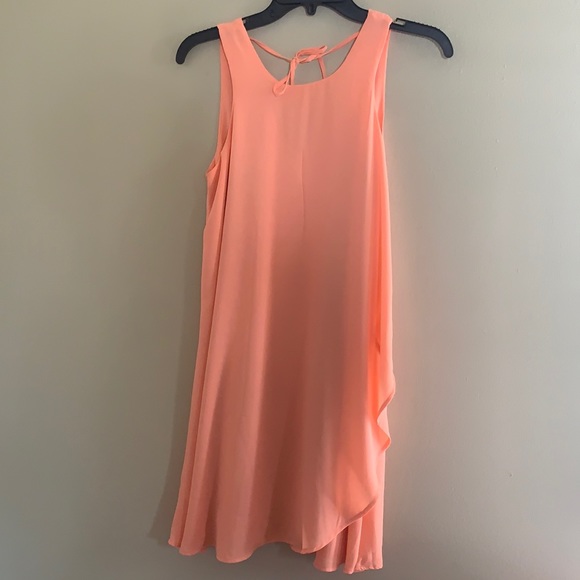 Pink Rose Peach Dress Size Small - Picture 1 of 3
